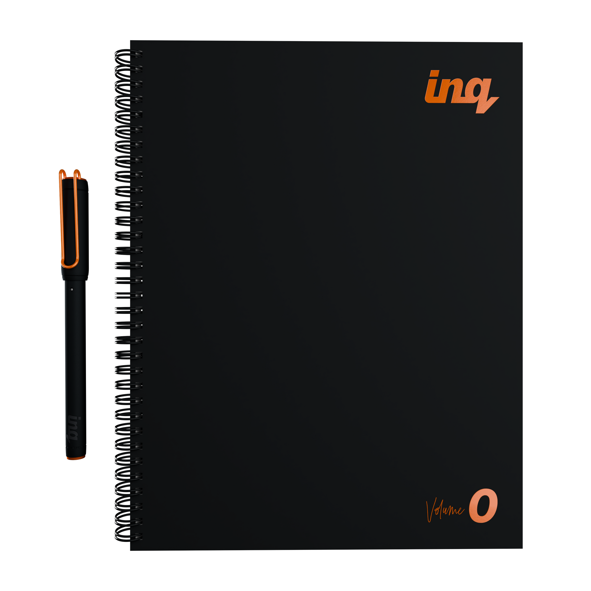 inq Smart Pen Black & Black A5 Smart Paper Spiral Notebook Writing Set