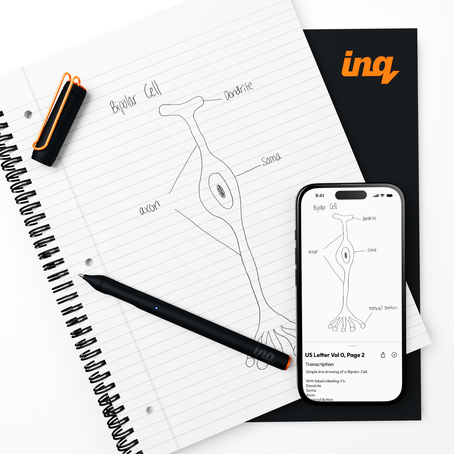 inq writing set