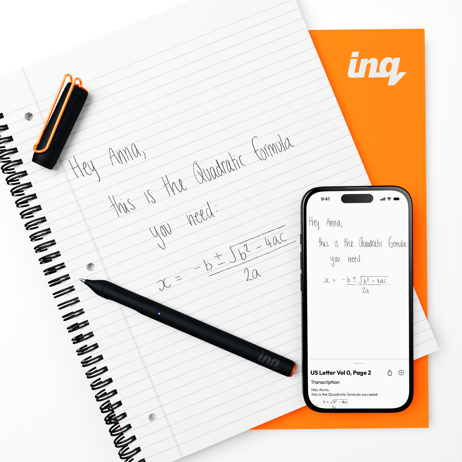 inq writing set