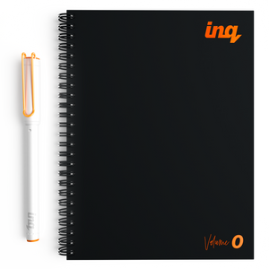 inq Smart Pen White & Black A5 Smart Paper Spiral Notebook Writing Set