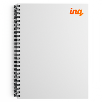 inq A5 Smart Paper Spiral Notebook White