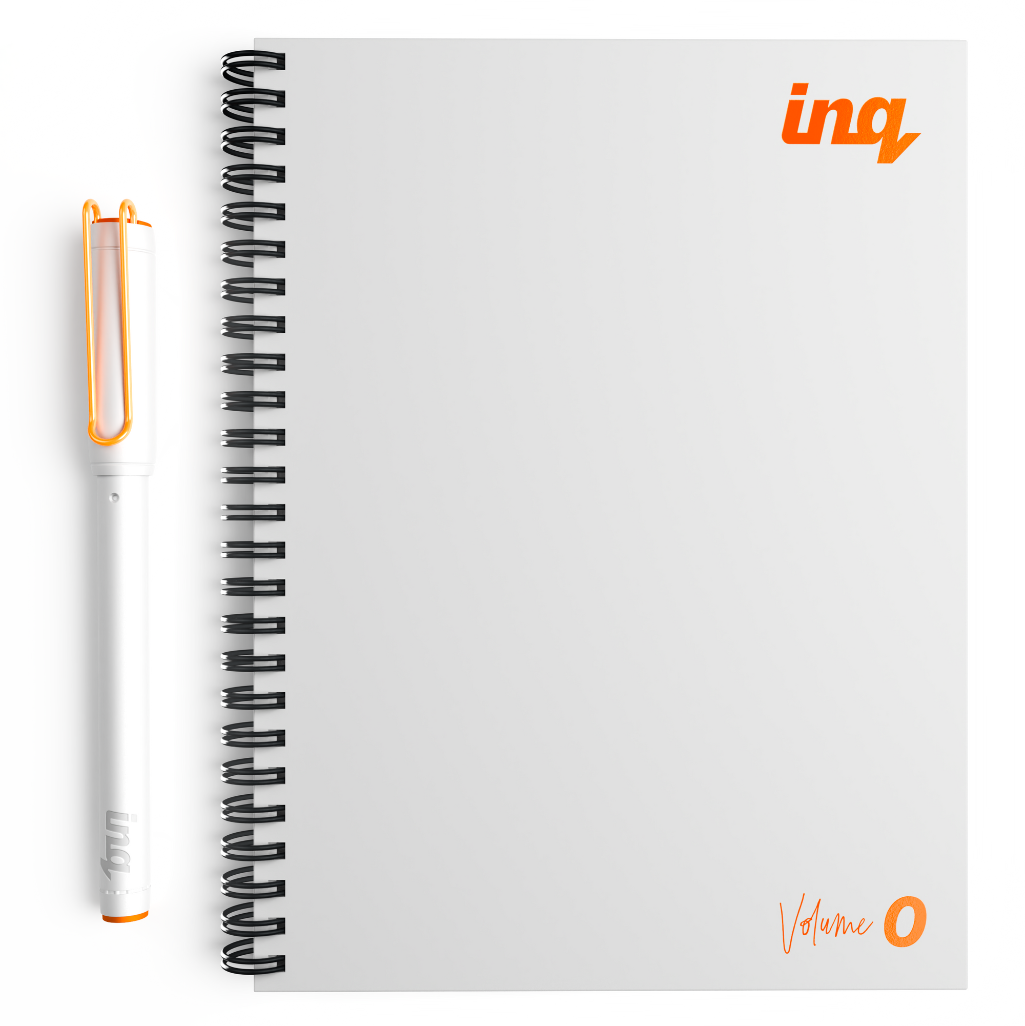 inq Smart Pen White & White A5 Smart Paper Spiral Notebook Writing Set