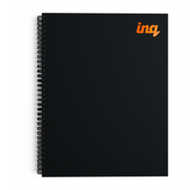 inq US Letter Smart Paper Spiral Notebook Black
