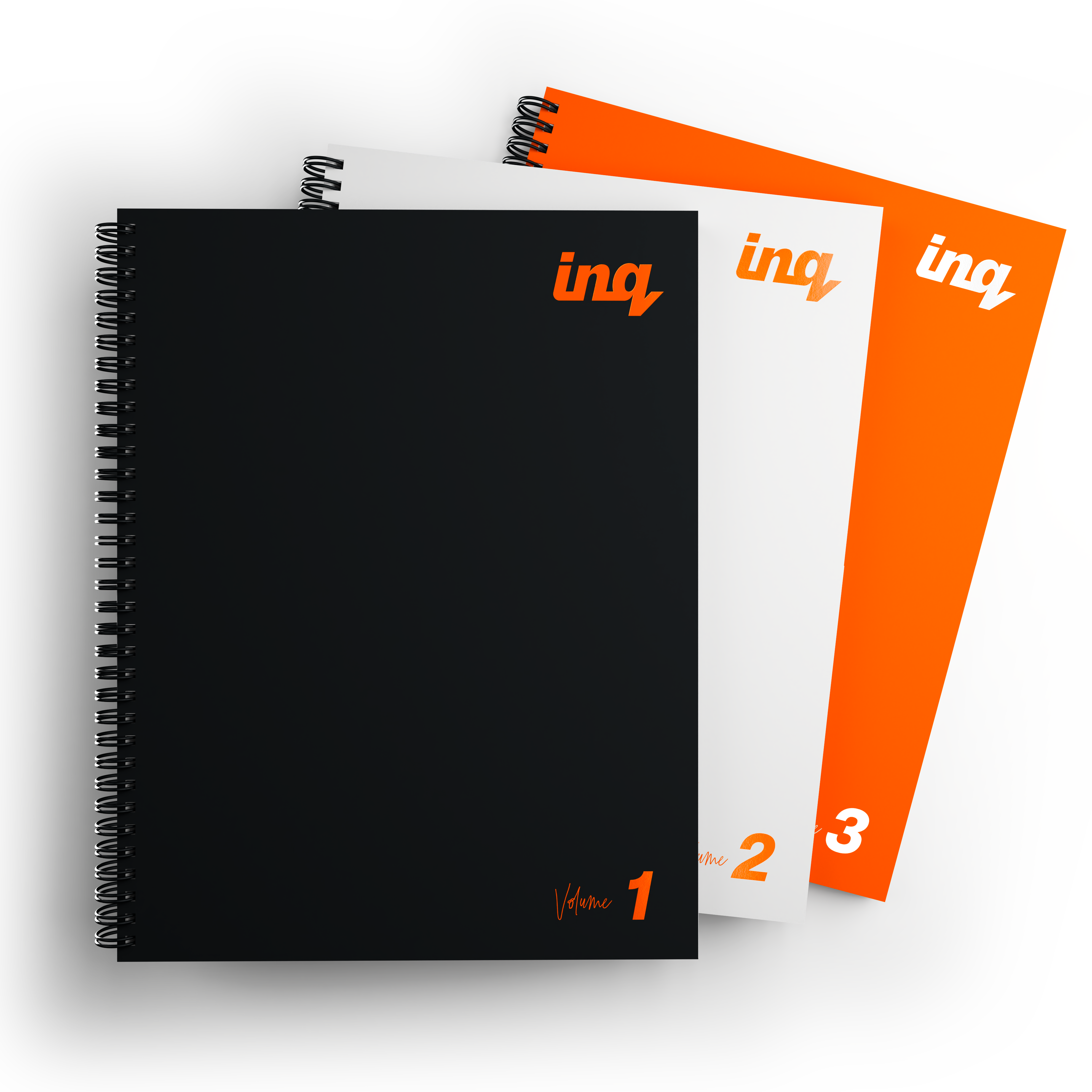 inq US Letter Smart Paper Spiral Notebook 3-Pack Color Variety