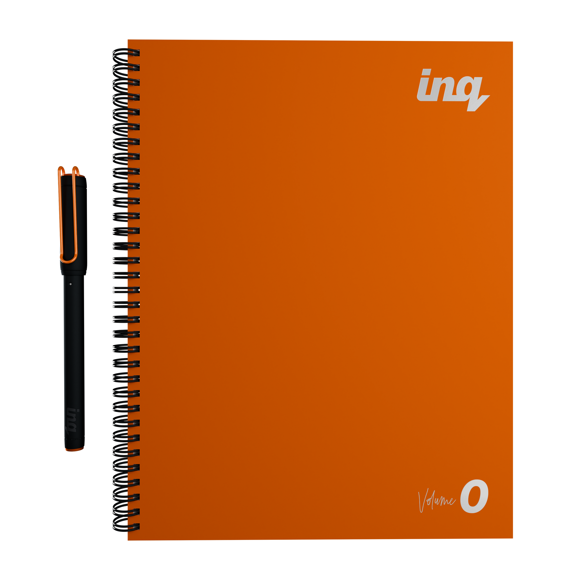 inq Smart Pen Black & Orange A5 Smart Paper Spiral Notebook Writing Set
