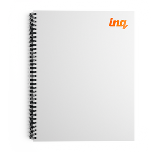 inq US Letter Smart Paper Spiral Notebook White