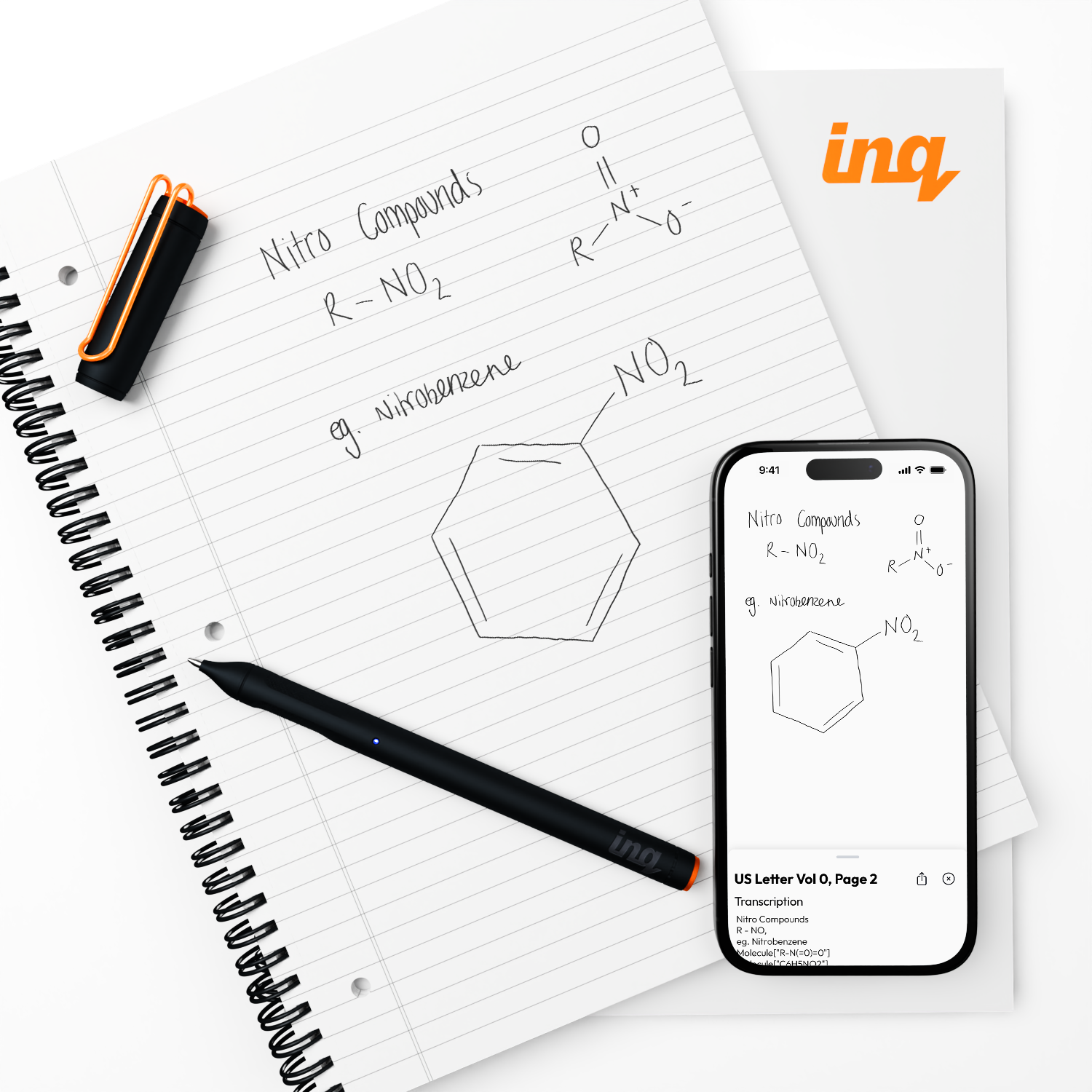 inq smart pen writing set - Inq